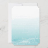 アクアレッドスノーフレークメリーブライトファミリーフォトカード シーズンカード (裏面)