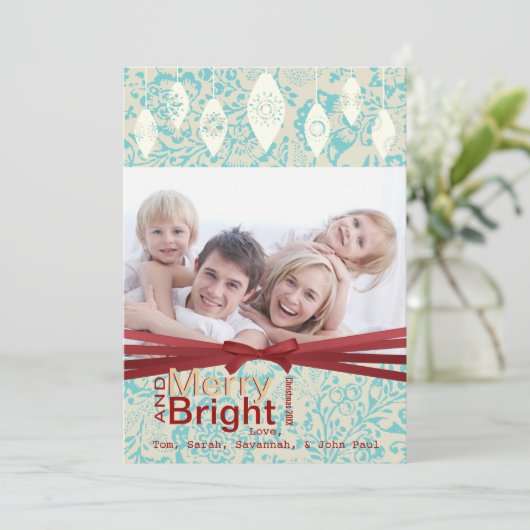 アクアレッドレトロメリーとブライトファミリーフォトカード シーズンカード (スタンド正面)