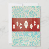 アクアレッドレトロメリーとブライトファミリーフォトカード シーズンカード (裏面)