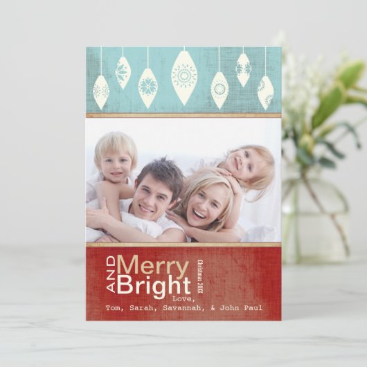 アクアレッドレトロメリーとブライトファミリーフォトカード シーズンカード (スタンド正面)