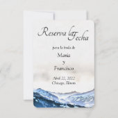 アクアレラデモンタニャブルモサアズールレセルバラフェハ セーブザデート (正面)