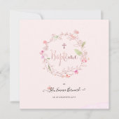 アクアレルプティスフラワーズファイアパートデバプテメ 招待状 (正面)