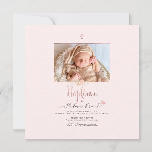 アクアレルプティスフラワーズファイアパートデバプテメ 招待状 (裏面)