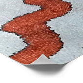 アクアレルボホデコール。ボホブルー枕。アクアレル ポスター (角)