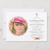 アクアレルワイルドフラワーの確認 招待状 (正面)