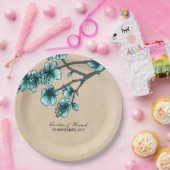 アクアヴィンテージさくらんぼフラムス紙プレート ペーパープレート (パーティー)