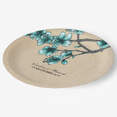 アクアヴィンテージさくらんぼフラムス紙プレート ペーパープレート (アングル)