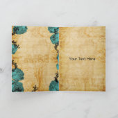 アクアヴィンテージエッフェルタワーパリ感謝していユー サンキューカード (内部)