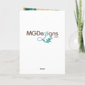 アクアヴィンテージエッフェルタワーパリ感謝していユー サンキューカード (裏面)