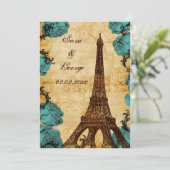 アクアヴィンテージエッフェルタワーパリ日付を保存 セーブザデート (スタンド正面)