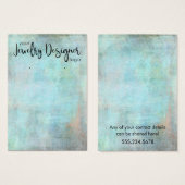 アクアヴィンテージグランジイヤリングホルダーディスプレイのロゴ (正面&裏面)