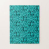 アクア万華鏡のように千変万化するパターンウォータージオグラフィック抽象芸術アート ジグソーパズル (縦)