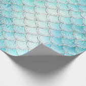 アクア上のはかりで測キラキラ魚 ラッピングペーパー (角)