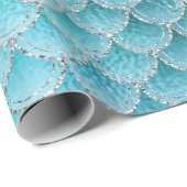 アクア上のはかりで測キラキラ魚 ラッピングペーパー (ロールコーナー)