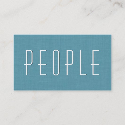 アクア人事コンサルタントシンプルスタイルV54 名刺 (正面)