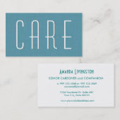 アクア介護シンプルスタイルV41 名刺 (正面/裏面)