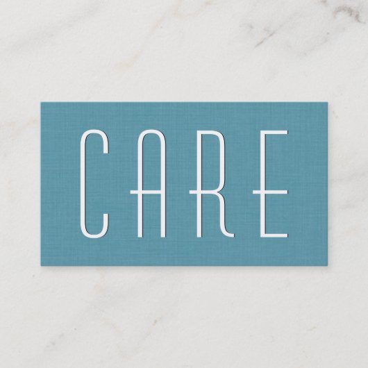 アクア介護シンプルスタイルV41 名刺 (正面)