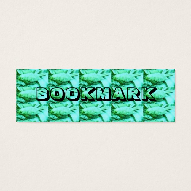 アクア像鳥ブックマーク (正面)