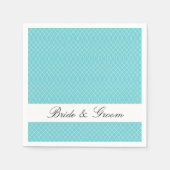 アクア名門私立校風のスパイラル スタンダードカクテルナプキン (正面)