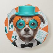 アクア嫌いの相棒 ラウンドクッション (裏面)