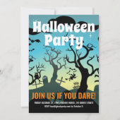 アクア幽霊のよく出る墓地ハローウィンパーティ 招待状 (正面)