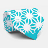 アクア幾何学パターン ネクタイ (ロール)