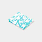 アクア幾何学パターン ポストイット (アングル)