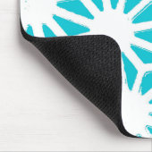 アクア幾何学パターン マウスパッド (コーナー)