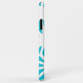 アクア幾何学パターン Case-Mate iPhoneケース (裏面/右)