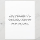 アクア抽象芸術フレーム、私は感じ文房具を知っている (裏面)