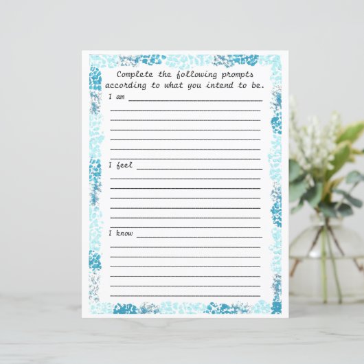 アクア抽象芸術フレーム、私は感じ文房具を知っている (スタンド正面)