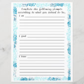 アクア抽象芸術フレーム、私は感じ文房具を知っている (正面)