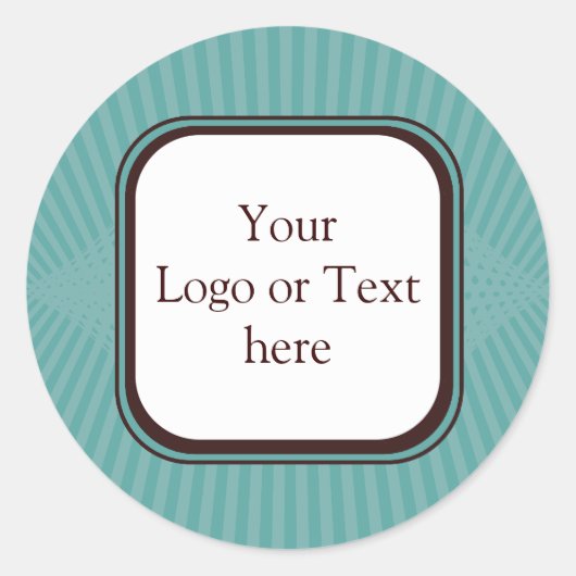 アクア春レイズシール ラウンドシール (正面)