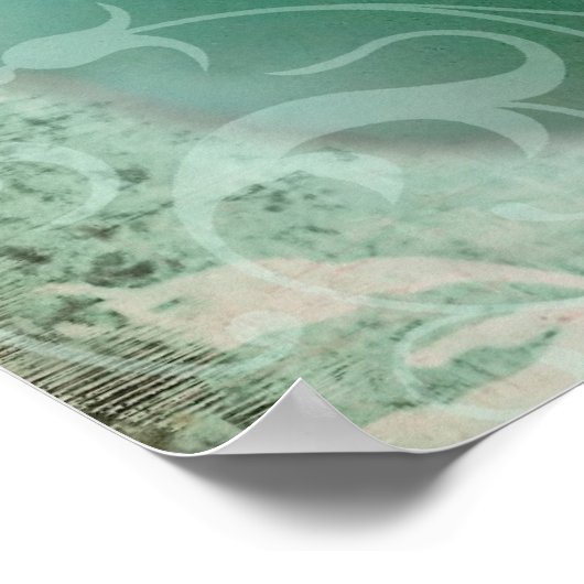 アクア桜 ポスター (角)