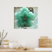 アクア桜 ポスター (キッチン)