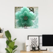 アクア桜 ポスター (ホームオフィス)