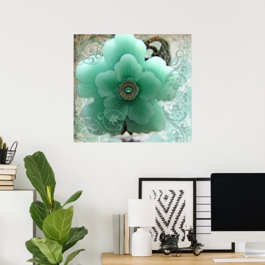 アクア桜 ポスター (ホームオフィス)