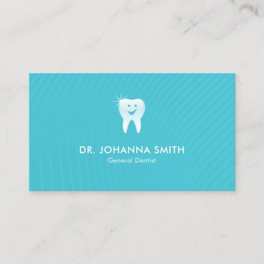 アクア歯科医師微笑み歯の歯科アポイントメント 予約カード (正面)