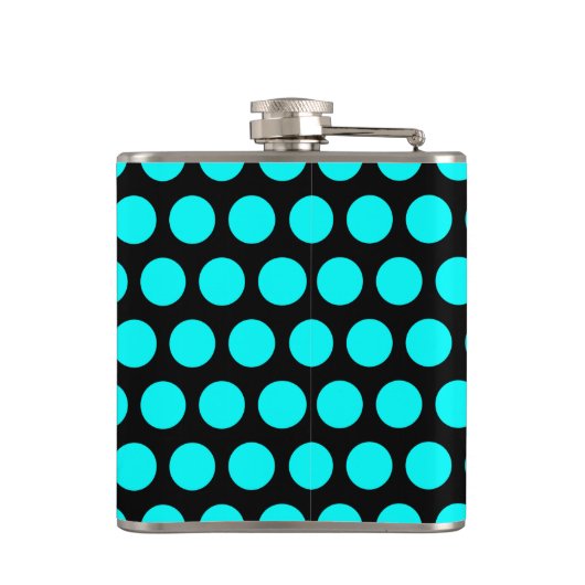 アクア水玉模様 フラスク (裏面)