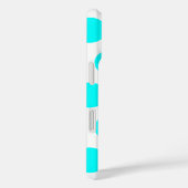 アクア水玉模様 Case-Mate iPhoneケース (裏面 / 右)