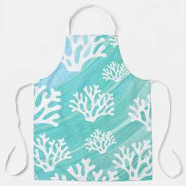 アクア海コーラル海洋生物 エプロン