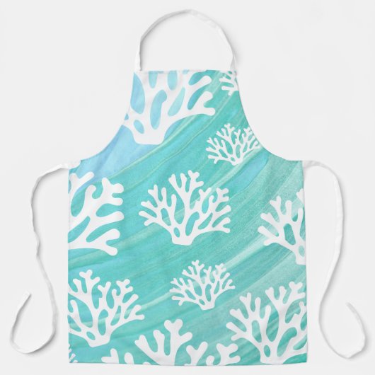 アクア海コーラル海洋生物 エプロン (正面)