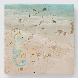 アクア海ビーチビベスシーホース ストーンコースター