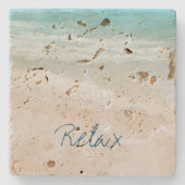 アクア海ビーチビベス ストーンコースター (正面)