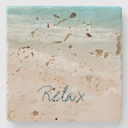 アクア海ビーチビベス ストーンコースター (正面)