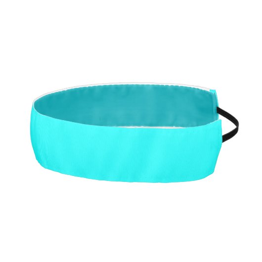 アクア無地のアスレティックヘッドバンドforスポーツ&スタイル アスレチックヘッドバンド (右)