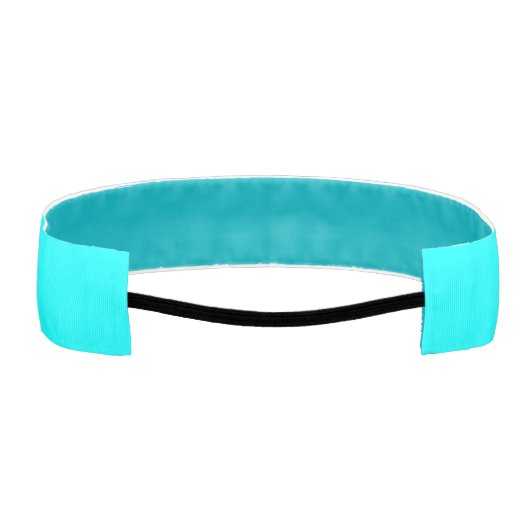 アクア無地のアスレティックヘッドバンドforスポーツ&スタイル アスレチックヘッドバンド (裏面)