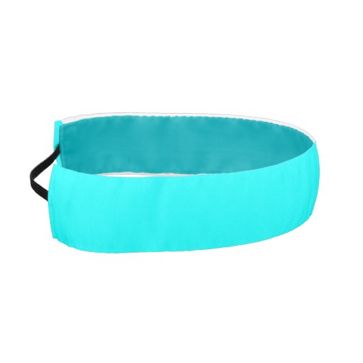 アクア無地のアスレティックヘッドバンドforスポーツ&スタイル アスレチックヘッドバンド (左)