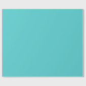 アクア無地の海 ラッピングペーパー (フラット)