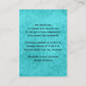 アクア白黒フローラダマスクエンクロージャカード エンクロージャーカード (裏面)